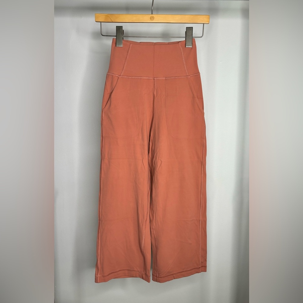 lululemon Align™ High-Rise Wide-Leg Pant Cropped 17”